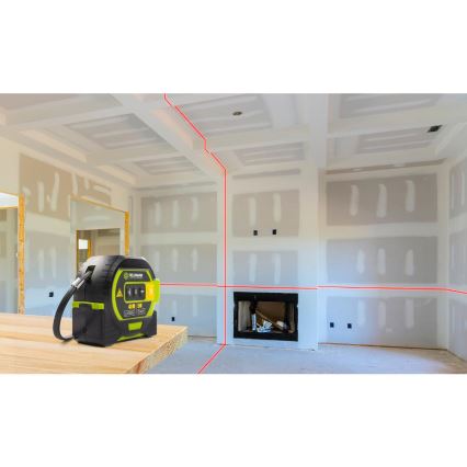 Fieldmann - Lézeres távolságmérő LED kijelzővel és rulettmérővel 2xAA