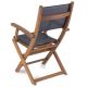 Fieldmann - Összecsukható akácfa kerti szék