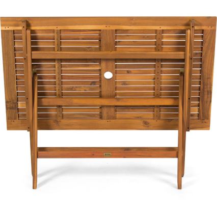 Fieldmann - Összecsukható kerti asztal 120x70 cm akác