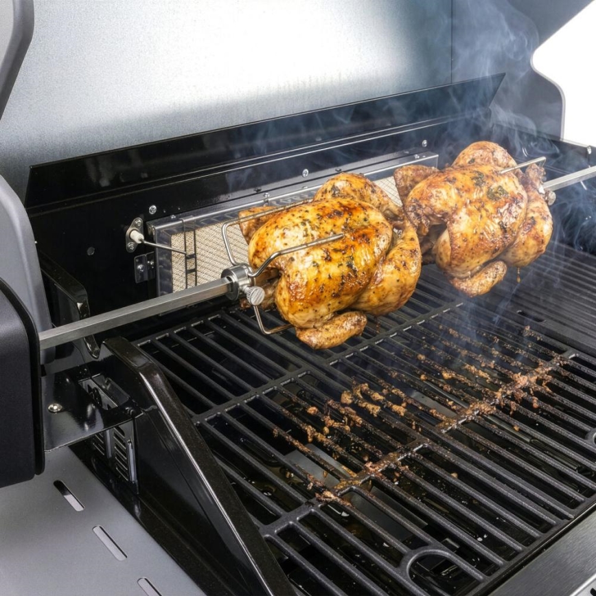 Fieldmann - Rozsdamentes acél nyárs motorral 230V