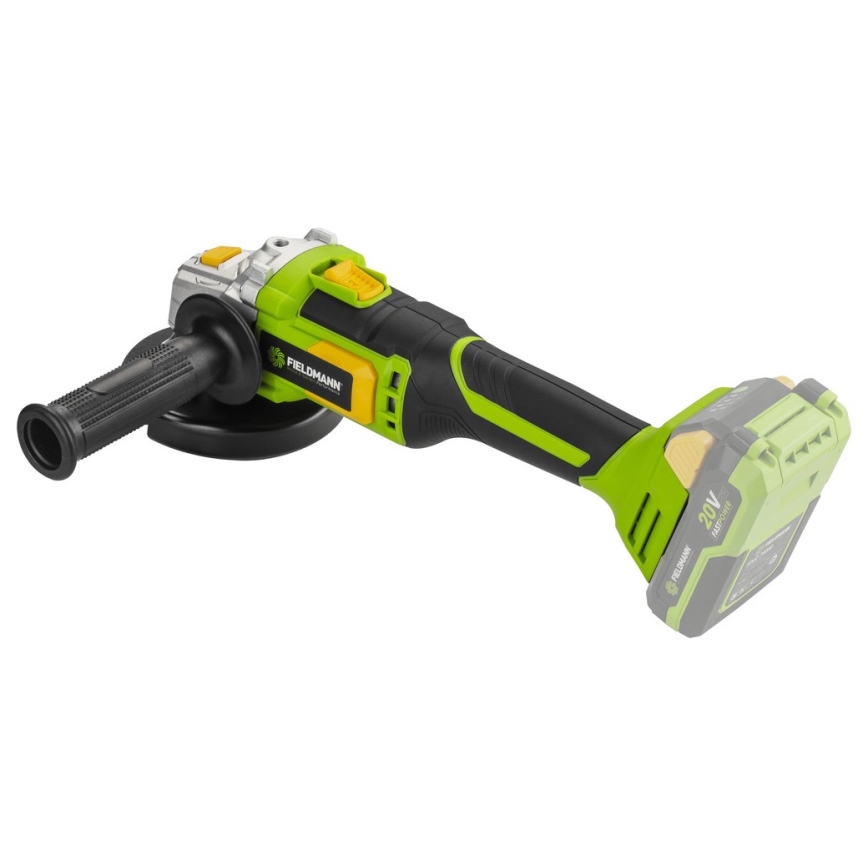 Fieldmann - Vezeték nélküli sarokcsiszoló 20V