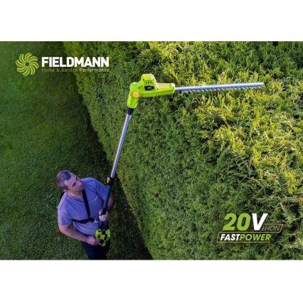 Fieldmann - Vezeték nélküli teleszkópos sövényolló 20V