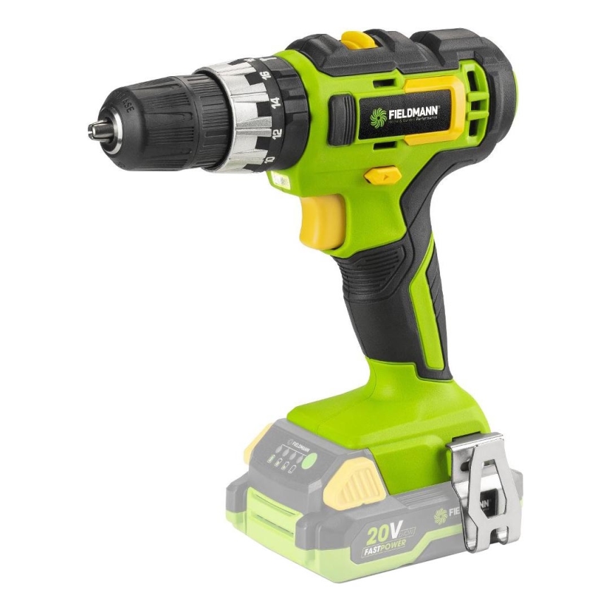 Fieldmann - Vezeték nélküli ütvefúró 20V