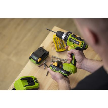 Fieldmann - Vezeték nélküli ütvefúró 20V