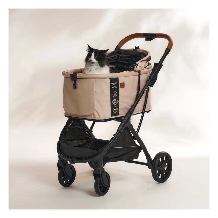 Fikago - Babakocsi kutyáknak és macskáknak AGILE HUGGY bézs