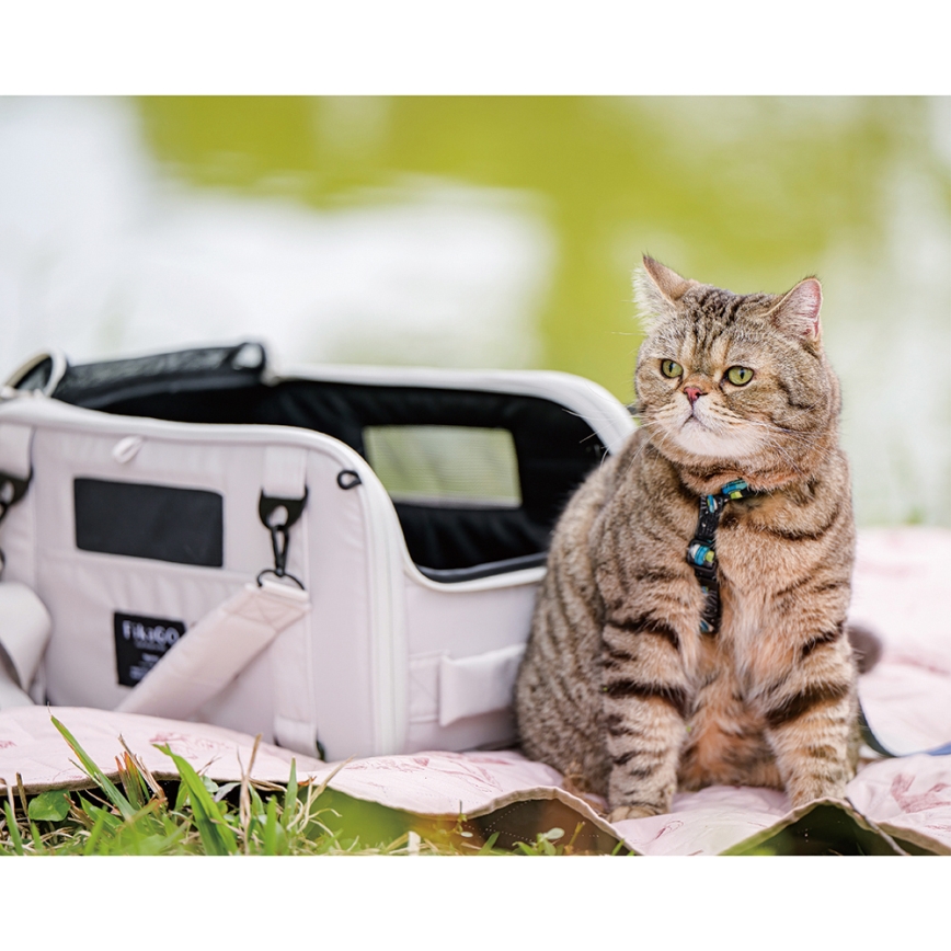 Fikago - Utazási hordtáska kutyáknak és macskáknak TRUFFLE Grey