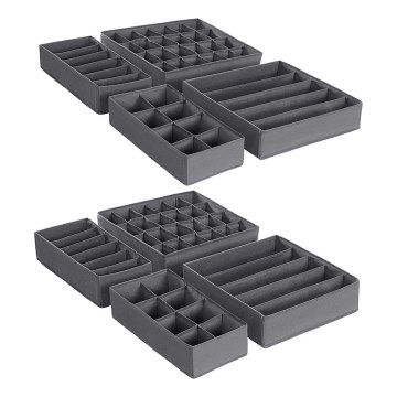 Fiókba illő ruhaszervező GRANT szürke