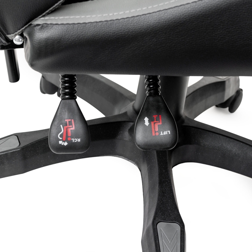 Játék szék FIORANO fekete/szürke