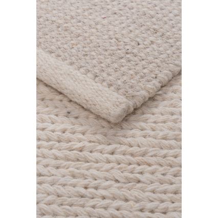 FIR WOOL gyapjúszőnyeg 200x300 cm 2600 g/m2 krémszínű/natúr