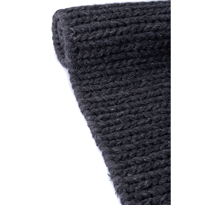 FIR WOOL szőnyeg 70x140 cm 2600 g/m2 antracit/natúr
