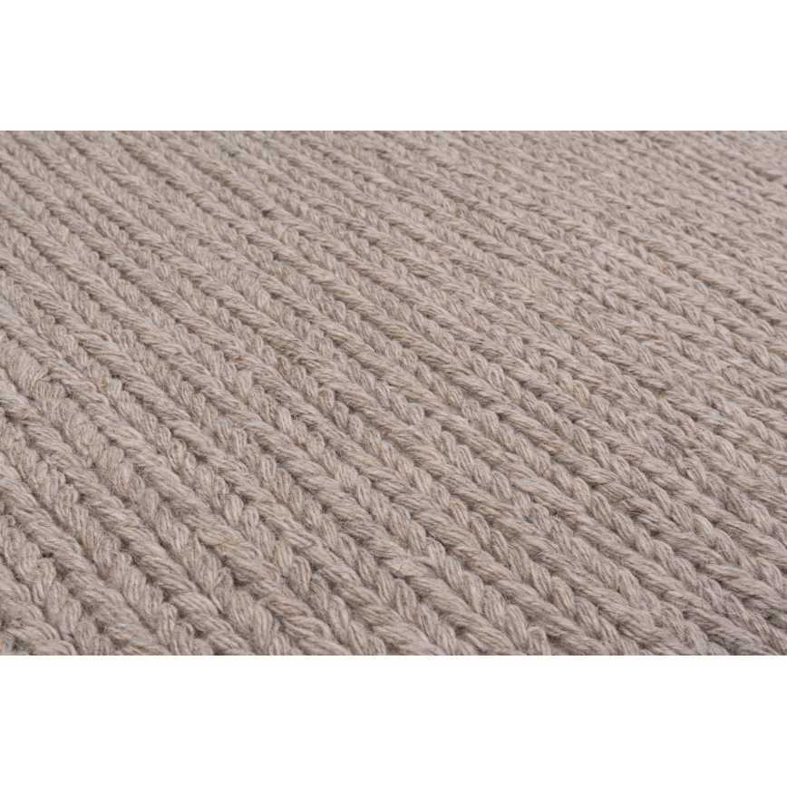 FIR WOOL természetes gyapjúszőnyeg 120x170 cm 2600 g/m2 bézs