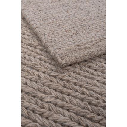 FIR WOOL természetes gyapjúszőnyeg 120x170 cm 2600 g/m2 bézs
