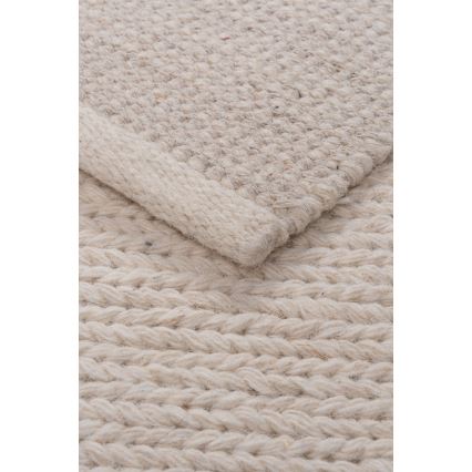 FIR WOOL természetes szőnyeg 120x170 cm 2600 g/m2 krémszínű