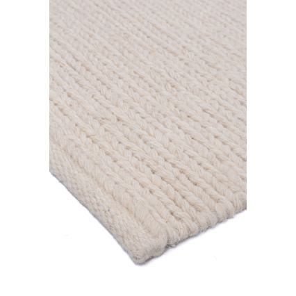 FIR WOOL természetes szőnyeg 120x170 cm 2600 g/m2 krémszínű