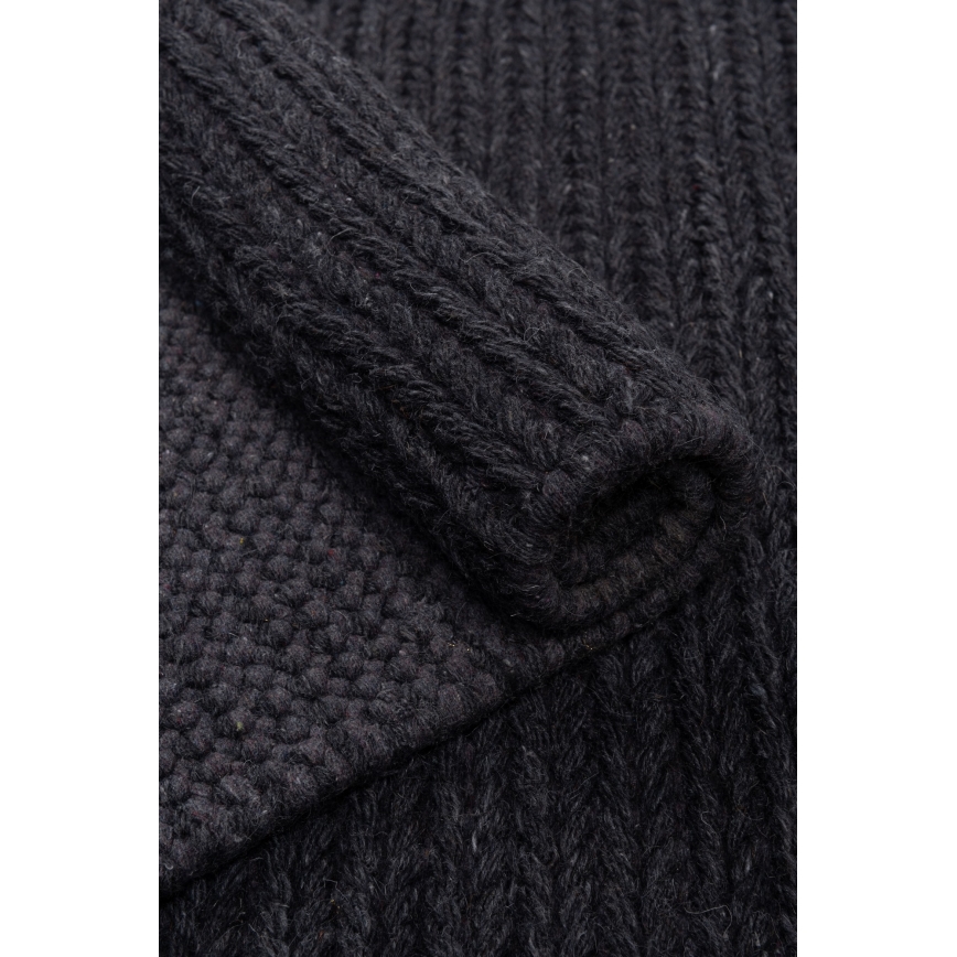 FIR WOOL természetes szőnyeg 70 x 140 cm, 2600 g/m², antracit