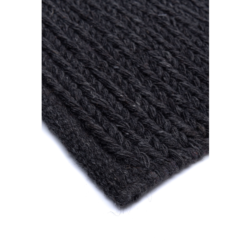 FIR WOOL természetes szőnyeg 70 x 140 cm, 2600 g/m², antracit