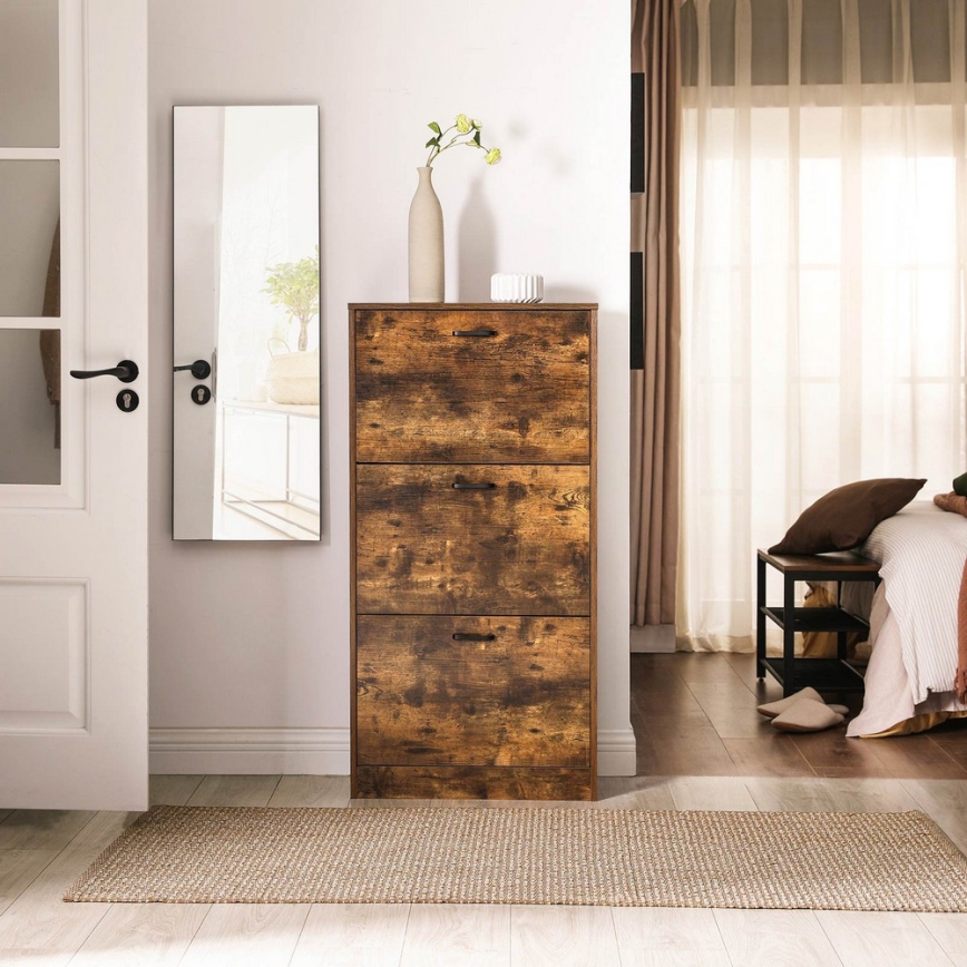 FIRA barna cipősszekrény