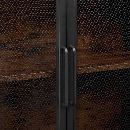 FIRA komód fekete/barna