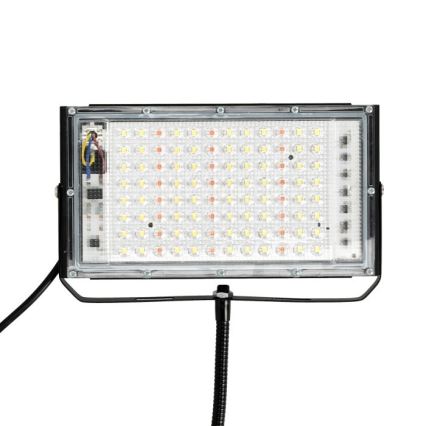 LED reflektor állvánnyal növénytermesztéshez FIRON LED/45W/230V IP54 fekete