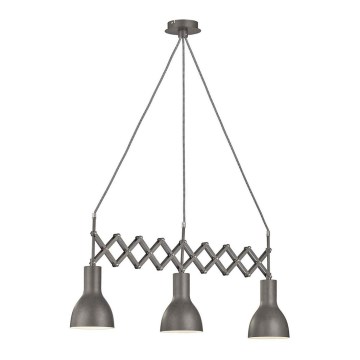 Fischer & Honsel 60273 - Csillár zsinóron PULL 3xE27/40W/230V