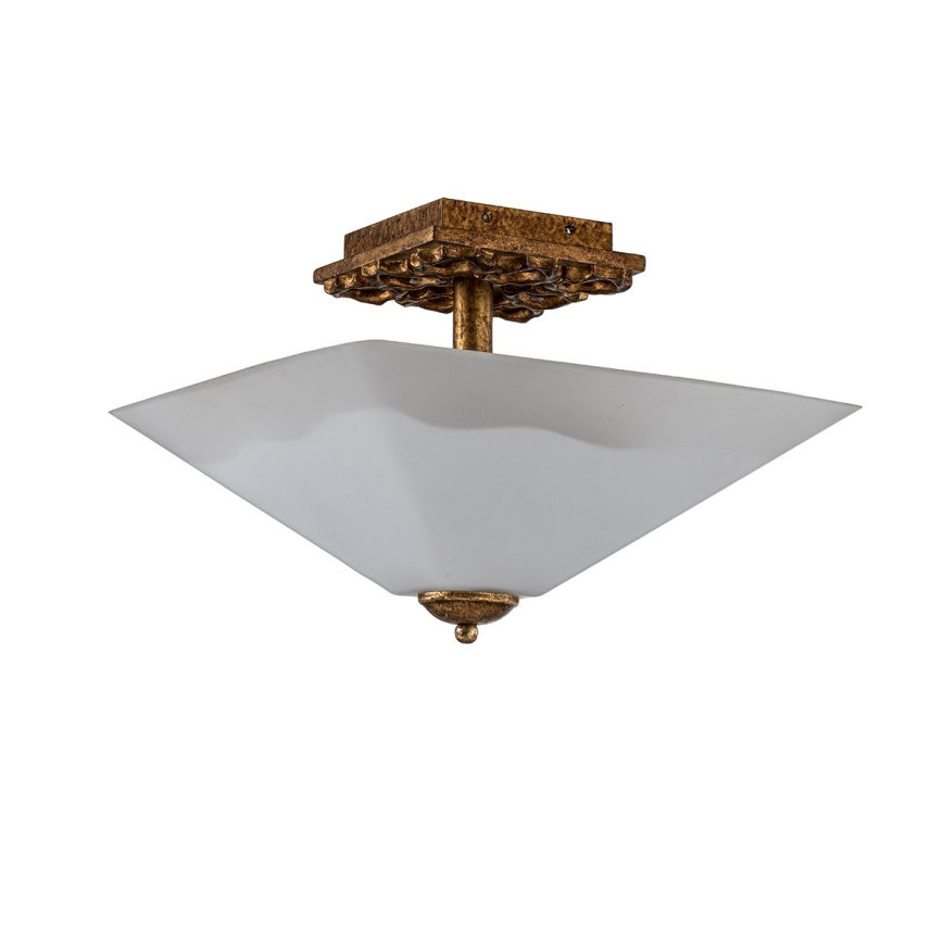 Flambeau STAR-F-S-DG - Mennyezeti lámpatest STAR 2xE27/40W/230V, rézszínű