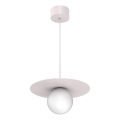 FLAT kábeles függőlámpa 1xE27/15W/230V krémszínű