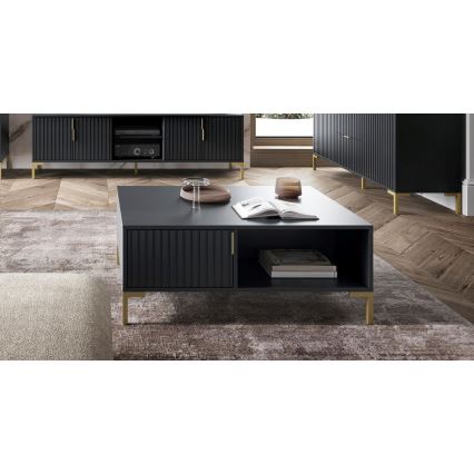 FLOP fekete dohányzóasztal