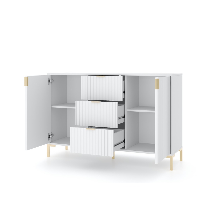 FLOP fiókos komód, fehér