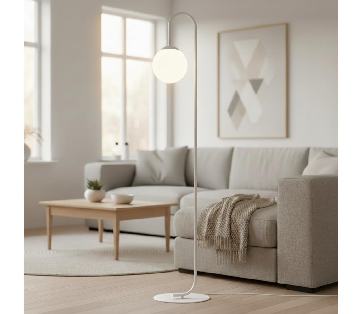 EMIBIG FLOR állólámpa 1xE14/10W/230V, fehér 1498/LP1