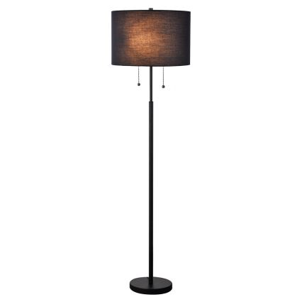 FOGO állólámpa 2xE27/15W/230V fekete