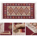 Fordítható orientális KILIM szőnyeg 80x150 cm piros/bézs