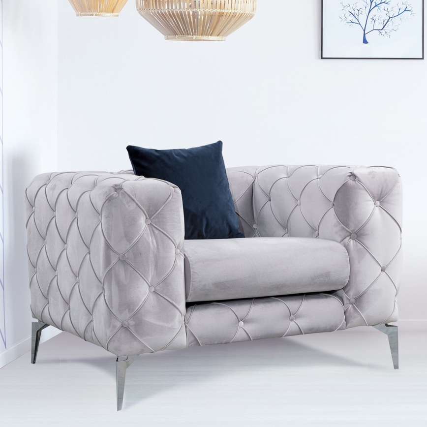 Fotel EUGEN világosszürke