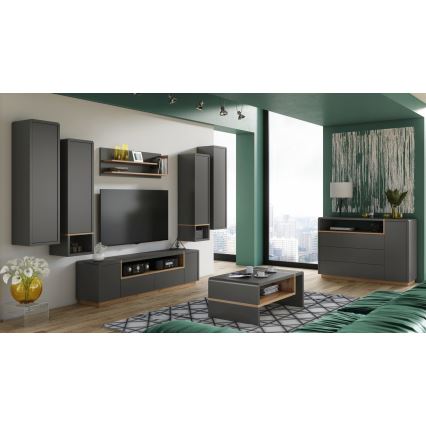 FRED szekrény antracit