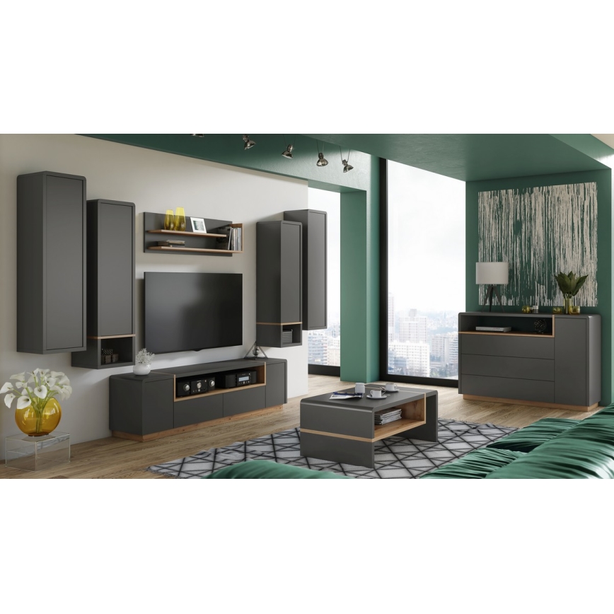 FRED szekrény antracit