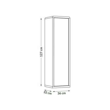 FRED szekrény antracit