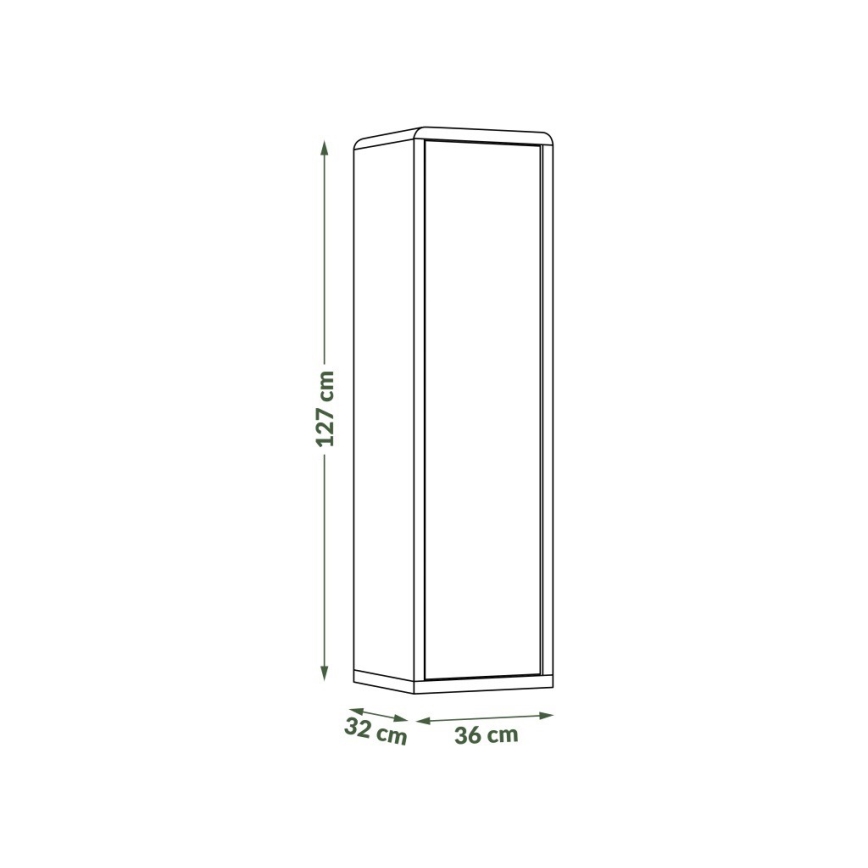 FRED szekrény antracit