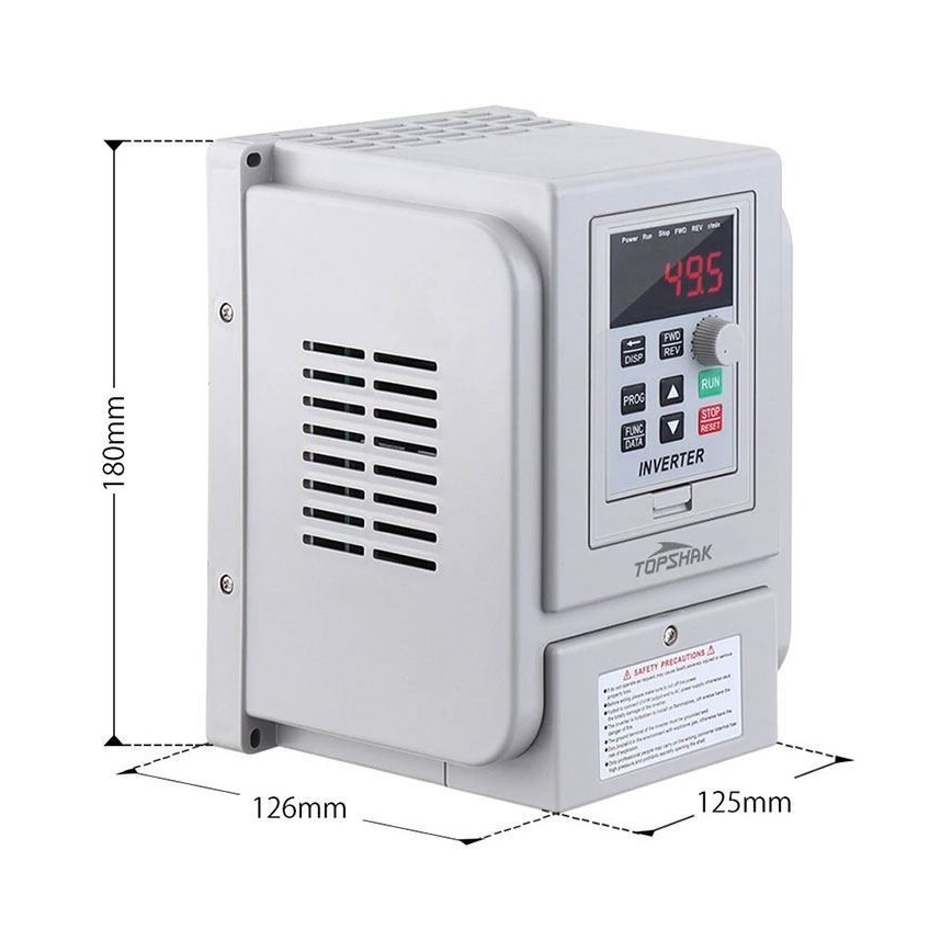 Frekvenciaváltó háromfázisú motorokhoz 230V/12A