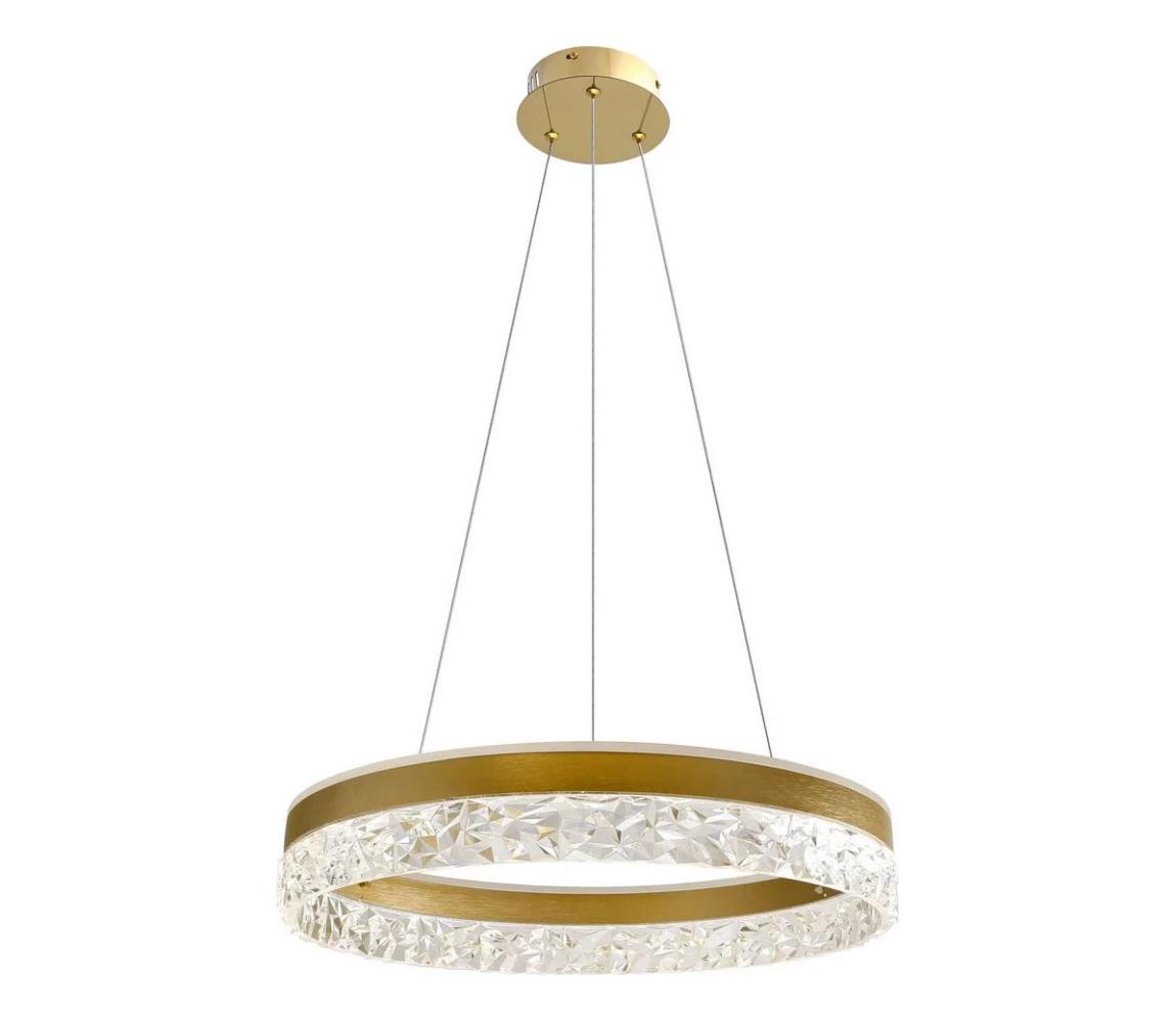 FROZI LED kábelre függesztett csillár LED/32W/230V, átm. 50 cm, arany 31