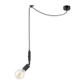 Függeszték INA kábellel 1xE27/42W/230V fekete