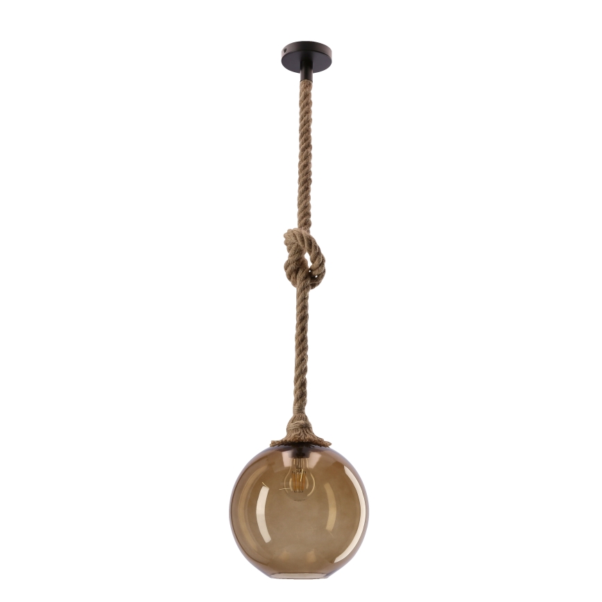 Függeszték kábellel SHEDON 1xE27/40W/230V füstös bézs