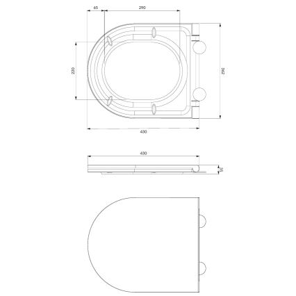 Függesztett WC OTTAWA + SoftClose OTTAWA WC-ülőke + SIGMA nyomólap + falba építhető tartálymodul + szigetelő alátét