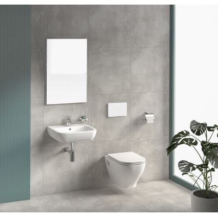 Függesztett WC DEEP + SoftClose DEEP WC-ülőke + DUAL öblítő nyomógomb + beépíthető modul + szigetelő alátét