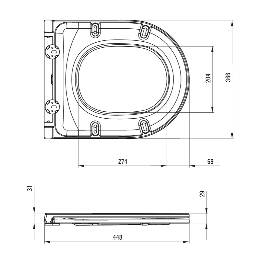 Fali WC ROUND + SoftClose ROUND WC-ülőke + SIGMA nyomólap + beépíthető modul + szigetelő alátét