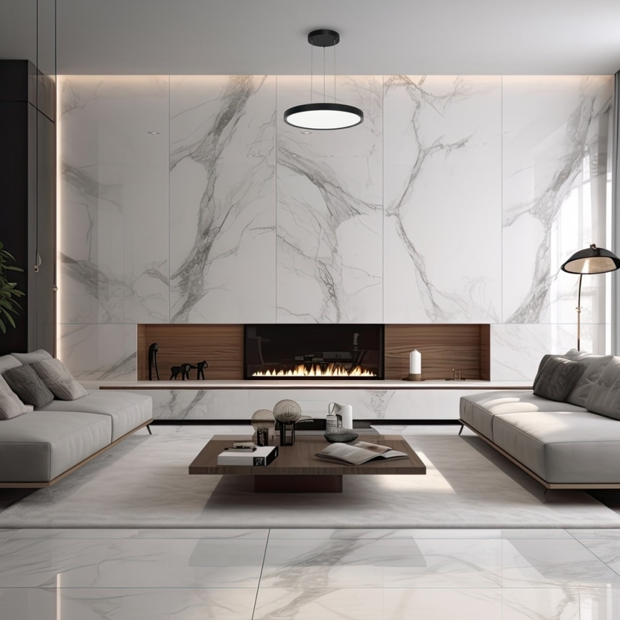 Függesztő rendszer lámpákhoz MAQ 18W/24W/50W 1m fekete