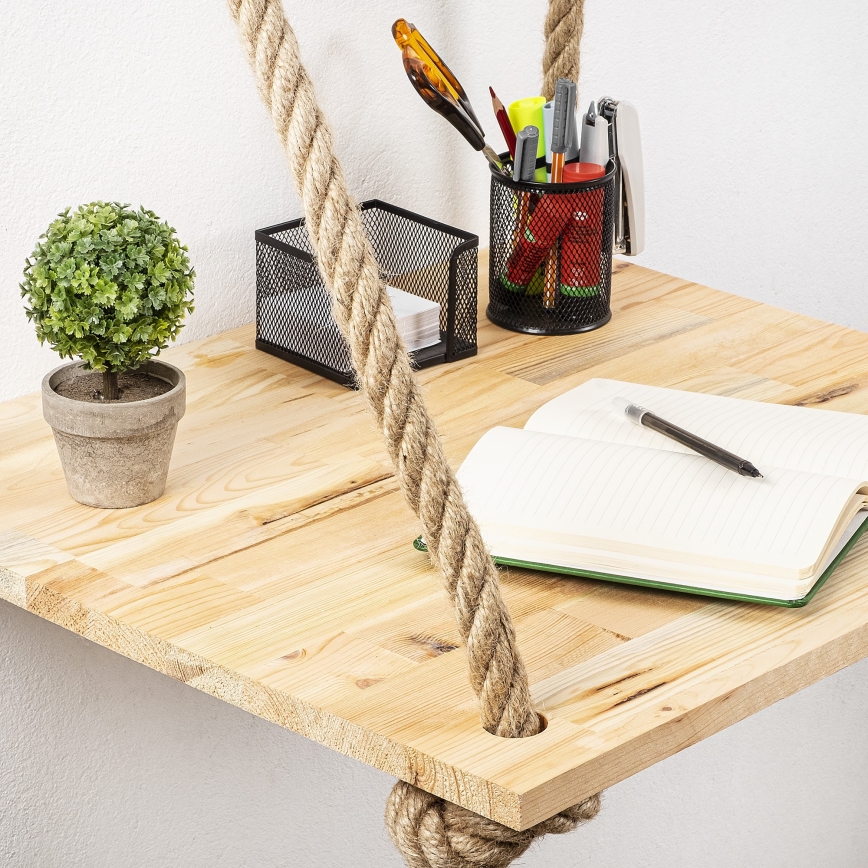 Függő polc 90x60 cm barna