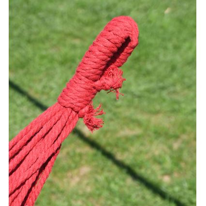 Függőágy 200x100 cm piros/sárga