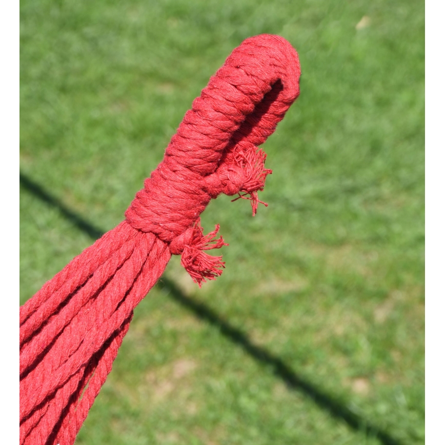 Függőágy 200x100 cm piros/sárga