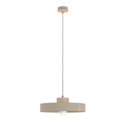 Függőlámpa kábellel KIVI 1xE27/15W/230V bézs