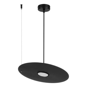 Függőlámpa kábellel PIATTO 1xGX53/15W/230V, átm. 35 cm, fekete
