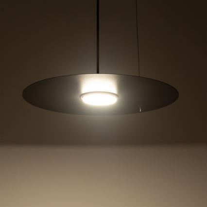 Függőlámpa kábellel PIATTO 1xGX53/15W/230V, átm. 35 cm, fekete